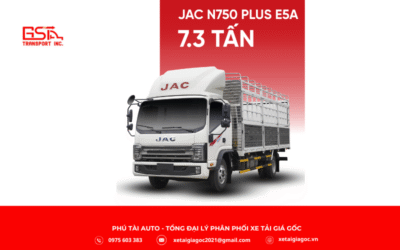 Xe tải JAC N750 PLUS E5A thùng bạt là dòng xe hạng trung của JAC lý tưởng cho việc vận chuyển nông sản, thực phẩm hay các loại hàng hóa đa dạng khác. 