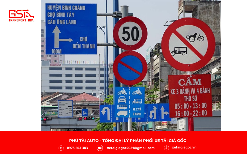 Các loại biển cấm chính