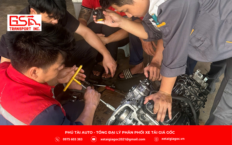 Sử dụng máy chẩn đoán hiện đại để kiểm tra động cơ, hệ thống điện, hộp số, phanh, điều hòa và các bộ phận quan trọng.