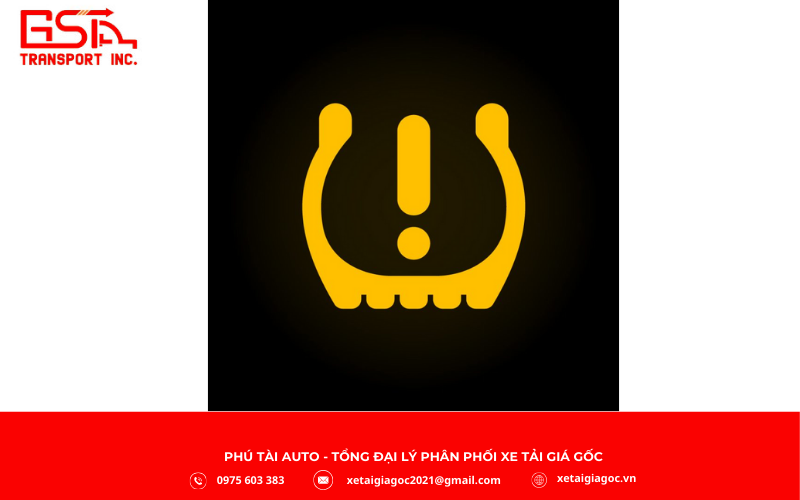 Đèn báo áp suất lốp ở mức thấp