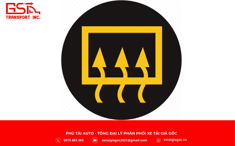 Đèn báo tan băng cửa sổ sau