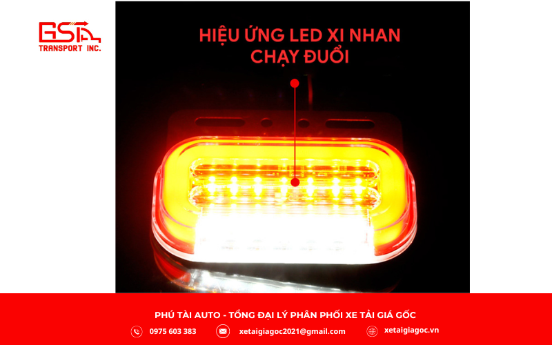 Đèn LED sườn xe tải X-Light 6W là mẫu đèn siêu tiết kiệm dành cho xe tải thùng kín hoặc nhẹ 12V–24V