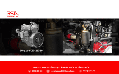 Động cơ Yuchai YCS04220-50 trên JAC DAWOS (Cabin Thấp) CHASSIS là diesel 4 kỳ