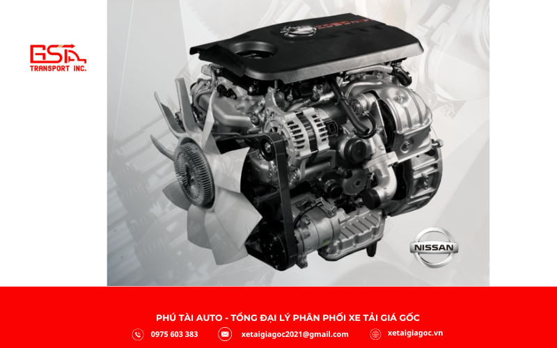 Xe tải Nissan K6 trang bị động cơ diesel ZD30D15-5N 4 xi-lanh, 2.953 cm³