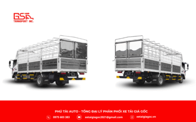 Thùng hàng lọt lòng 6.205 x 2.280 x 750/2.110 mm, phù hợp chở nông sản, vật liệu xây dựng hoặc nội thất