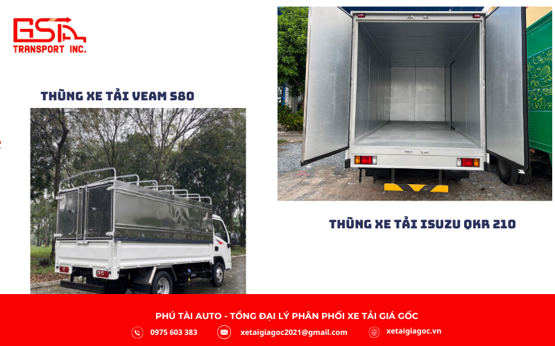 Về kích thước thùng hàng