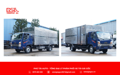 Thùng kín của xe tải JAC N350 PLUS E5A lý tưởng để vận chuyển thực phẩm, hàng tiêu dùng hay linh kiện điện tử.