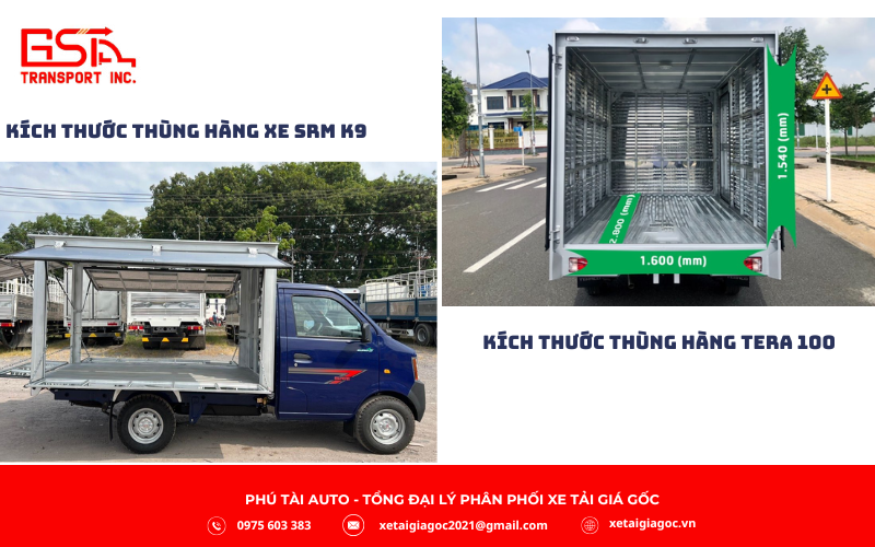 Về kích thước thùng hàng