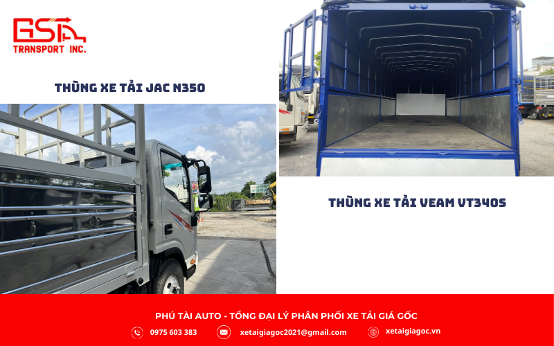 Về kích thước thùng hàng