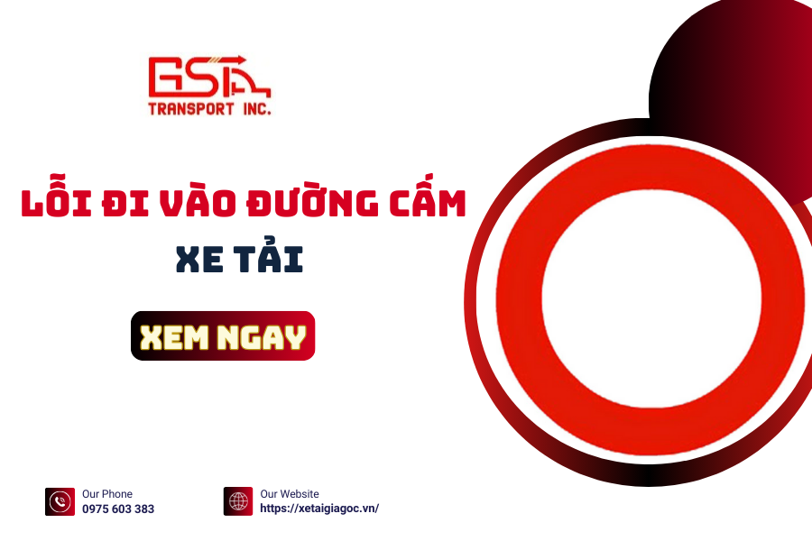 đường cấm xe tải