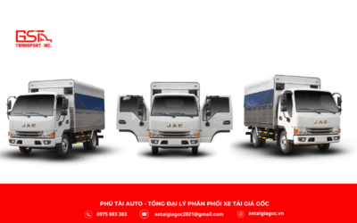 Xe tải JAC H360 E5 thùng trường lái có ngoại thất cân đối, cabin rộng rãi và thùng chắc chắn