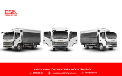 Xe tải JAC N360 E5 thùng trường lái sở hữu ngoại thất mạnh mẽ với cabin vuông rộng kiểu khí động học