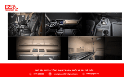 Nội thất cabin cao của JAC DAWOS CHASSIS rộng rãi, 3 ghế da cao cấp