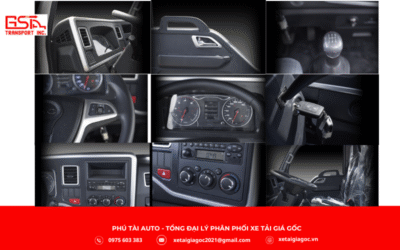 Cabin JAC H360 E5 thùng trường lái rộng rãi, phù hợp cho 3 chỗ ngồi, mang lại sự thoải mái.