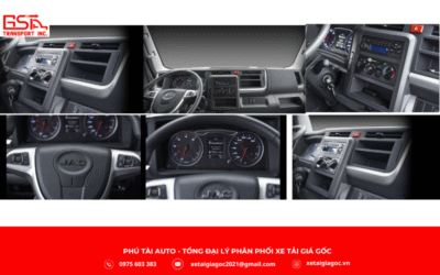 Nội thất cabin Xe tải JAC N200S PRO E5 thùng bạt rộng rãi và tiện nghi