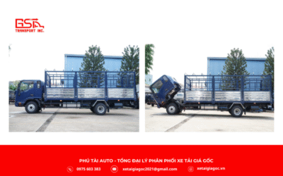 Thiết kế xe tải JAC N650 E5 thùng bạt theo chuẩn Châu Âu với cabin vuông khí động học