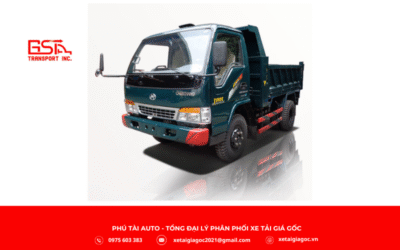 Xe tải ben Chiến Thắng 5T6 có thiết kế mạnh mẽ, thực dụng với cabin khí động học và khung gầm chịu lực cao
