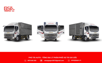 Về thiết kế, xe tải JAC N200S PRO E5 thùng kín gây ấn tượng với cabin vuông vức kiểu “đầu rồng” mạnh mẽ