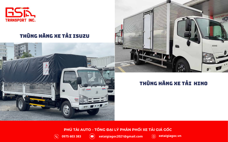 Về thùng hàng xe tải