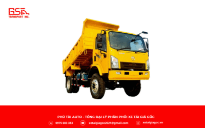 Xe tải ben Chiến Thắng 6T8 là dòng xe tải tự đổ hạng trung với tải trọng cho phép 6.8 tấn.