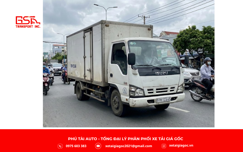 Xe tải biển trắng là loại phương tiện được đăng ký với biển số nền trắng