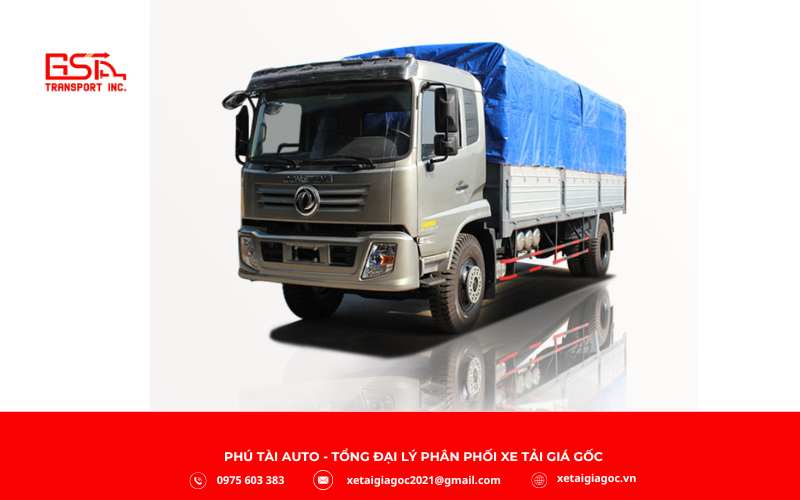 Xe tải Chiến Thắng 9 tấn phù hợp vận chuyển hàng nội địa với khung chassis kép chịu lực cao.