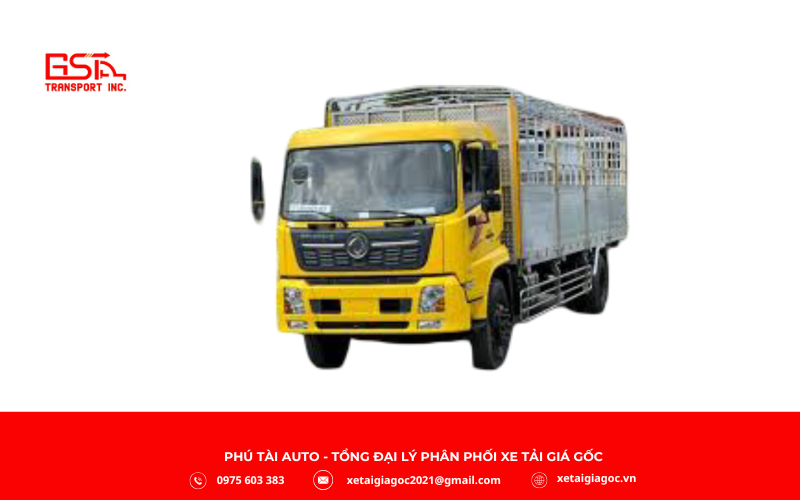 Xe tải Dongfeng X3 9.4 tấn thùng 7.5m phù hợp chở pallet và hàng cồng kềnh.