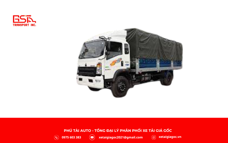 Xe tải Howo/Sinotruk 7.5 tấn là mẫu xe hạng trung với tải trọng 7.500 kg