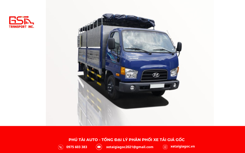 Xe tải Hyundai HD75S 3.5 tấn thùng 4.4m là mẫu xe tải nhẹ nổi bật nhờ thiết kế cabin khí động học, độ bền cao