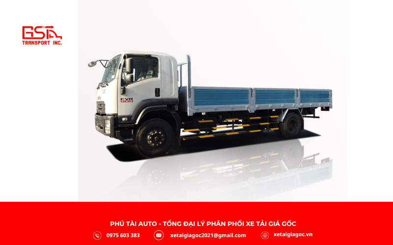 Xe tải Isuzu FVR34QE4 9 tấn phù hợp vận chuyển hàng hóa lớn đường dài với độ bền cao.