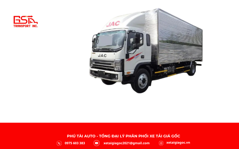 Xe tải JAC Dawos/N750 Plus E5 là mẫu xe trung hạng với tải trọng 7,3 tấn