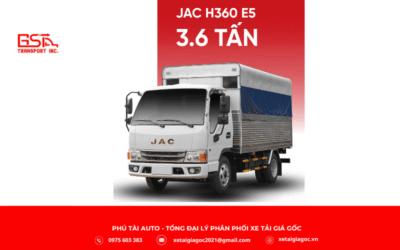 Xe tải JAC H360 E5 thùng trường lái là dòng xe tải chuyên dụng, được thiết kế đặc biệt phục vụ đào tạo lái xe tải hạng C