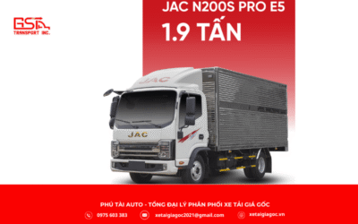 Xe tải JAC N200S PRO E5 thùng kín là lựa chọn lý tưởng cho vận chuyển hàng hóa nhạy cảm