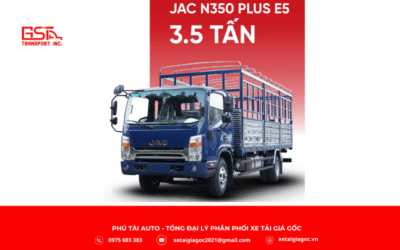 Xe tải JAC N350 PLUS E5A thùng bạt là mẫu xe tải nhẹ 3.5 tấn thuộc dòng N350 của JAC Việt Nam