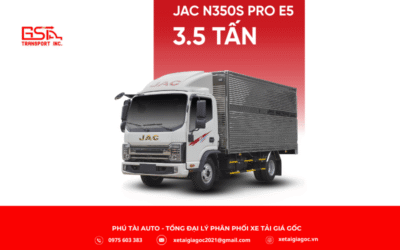 Xe tải JAC N350S PRO E5 thùng kín là phiên bản nâng cấp hoàn hảo của dòng N350S PRO