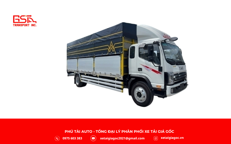 Xe tải JAC N900 Plus E5 9.5 tấn thùng 7 m có phù hợp chở hàng hóa lớn nội địa.