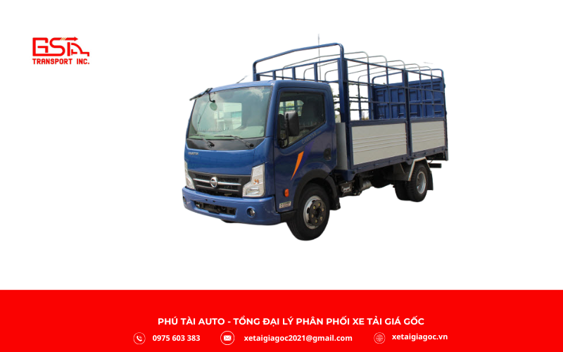 Xe tải Nissan Vinamotor Cabstar nhập khẩu linh kiện 100%, với tải trọng 1.9 tấn và 3.5 tấn