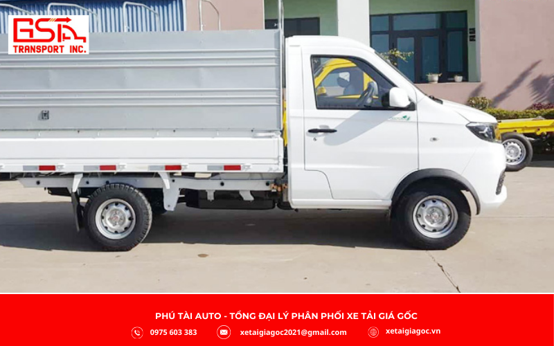 Thiết kế nhỏ gọn, thùng hàng đa dạng, xe phù hợp vận chuyển nội thành và các khu phố hẹp