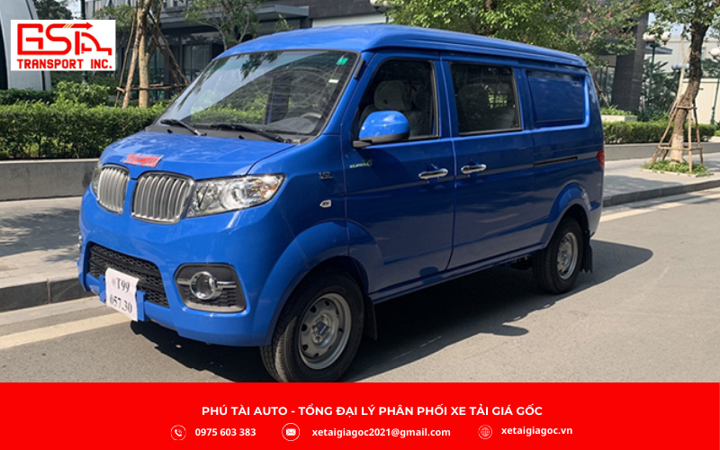 Cabin 5 chỗ tiện lợi, đáp ứng tốt nhu cầu chở nhân sự kết hợp giao hàng.