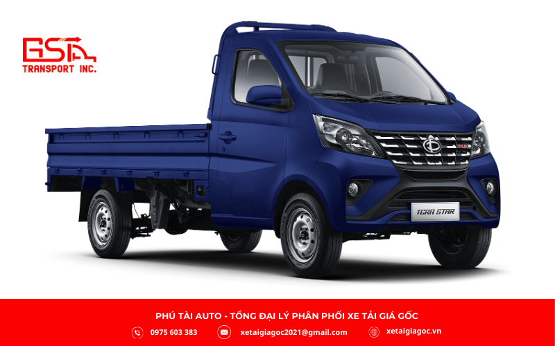 Xe thuộc phân khúc xe tải nhẹ với hai tùy chọn tải trọng 990kg và 1,25 tấn (Tera Star+)