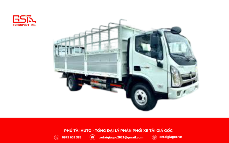 Xe tải Thaco 7 tấn kích thước phù hợp vận tải đô thị và liên tỉnh.