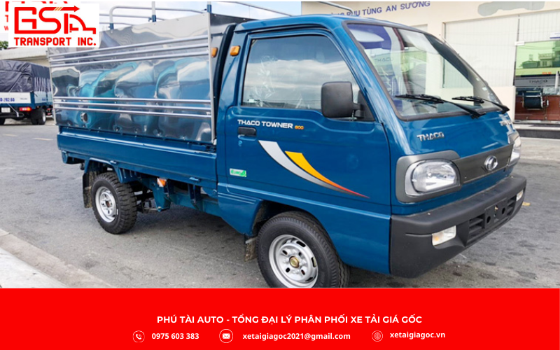Xe tải Thaco Towner là dòng xe tải nhẹ do THACO sản xuất, thiết kế nhỏ gọn, linh hoạt, lý tưởng cho vận chuyển hàng hóa trong đô thị.