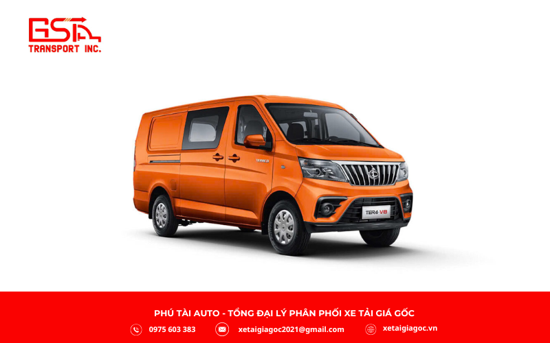 Xe tải van Tera V8 5 chỗ là mẫu xe của Teraco nổi bật với thiết kế nhỏ gọn, linh hoạt và tải trọng 800kg