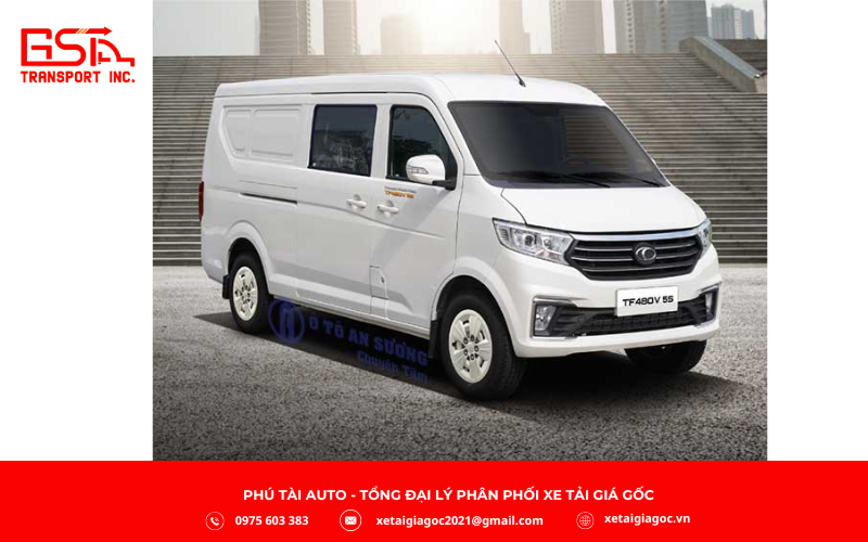 Xe tải van Thaco Frontier TF480V 5 chỗ là mẫu xe tải nhẹ cao cấp của Thaco Trucks