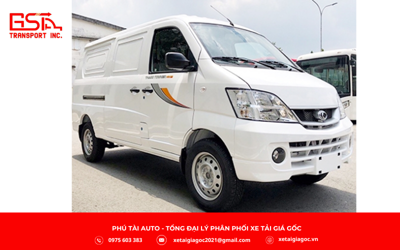 Xe tải van Thaco Towner 5 chỗ là mẫu xe tải nhẹ phổ biến của Thaco