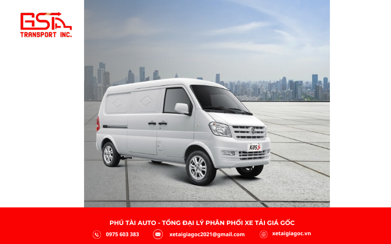 Xe tải van DFSK K05S 2 chỗ là mẫu xe tải nhẹ của Dongfeng (DFSK/TMT) với tải trọng 945kg