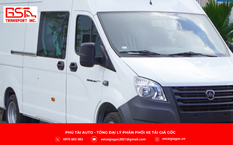 Xe tải van Gaz 6 chỗ 590kg là mẫu xe tải nhẹ đến từ thương hiệu GAZelle Next (Nga)