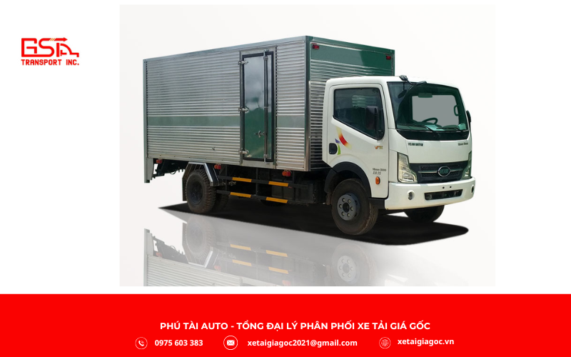 Xe tải VEAM 5 tấn chủ yếu thuộc dòng VT490 hoặc VT500, với tải trọng hàng hóa cho phép khoảng 4.990–5.000 kg và tổng tải trọng từ 8.700–10.700 kg tùy phiên bản