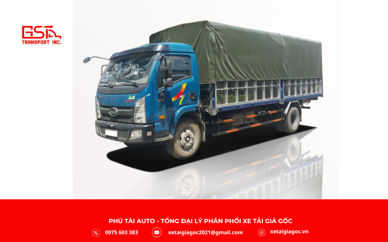 Xe tải VEAM 7 tấn mang lại sự ổn định khi vận chuyển hàng nặng trong đô thị.