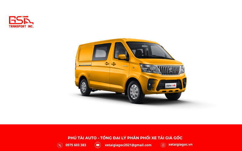 Xe tải van Tera V6 5 chỗ của Teraco thuộc phân khúc tải nhẹ đô thị